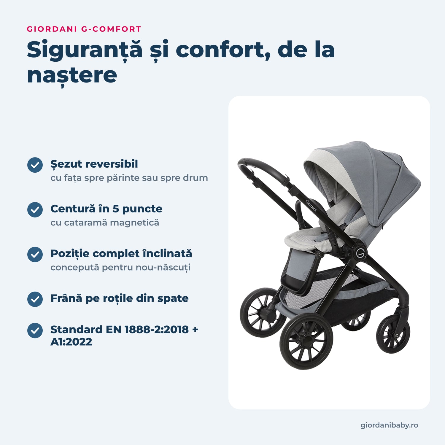Giordani G-Comfort – siguranță și confort