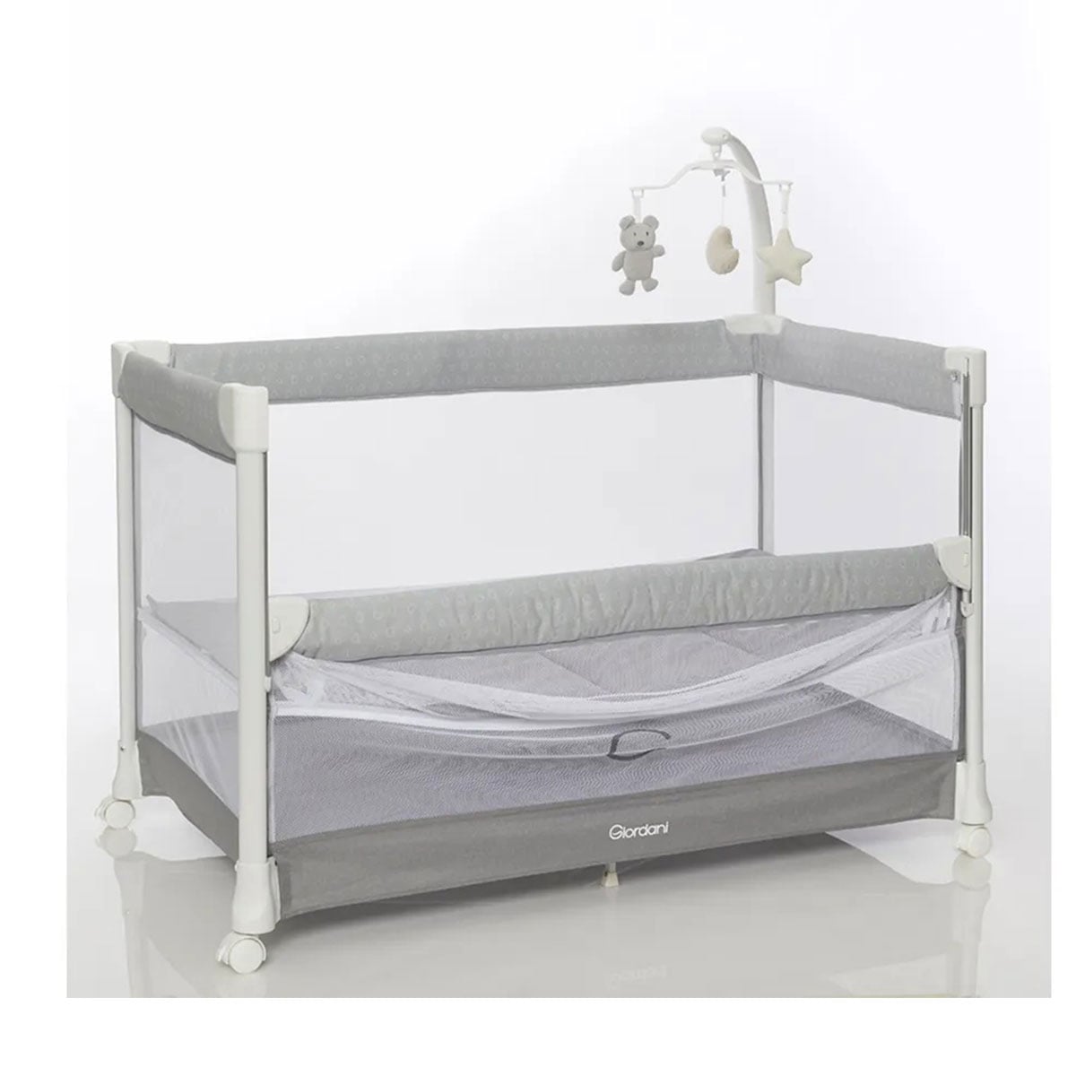 Pătuț de călătorie Giordani G-3 Matic, co-sleeping, beige (bej), 0-15 kg
