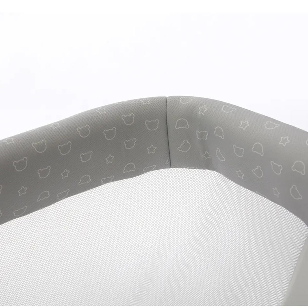 Pătuț co-sleeping Giordani G-Dream Together, 0–6 luni, reglabil pe 7 înălțimi, Grey (gri)