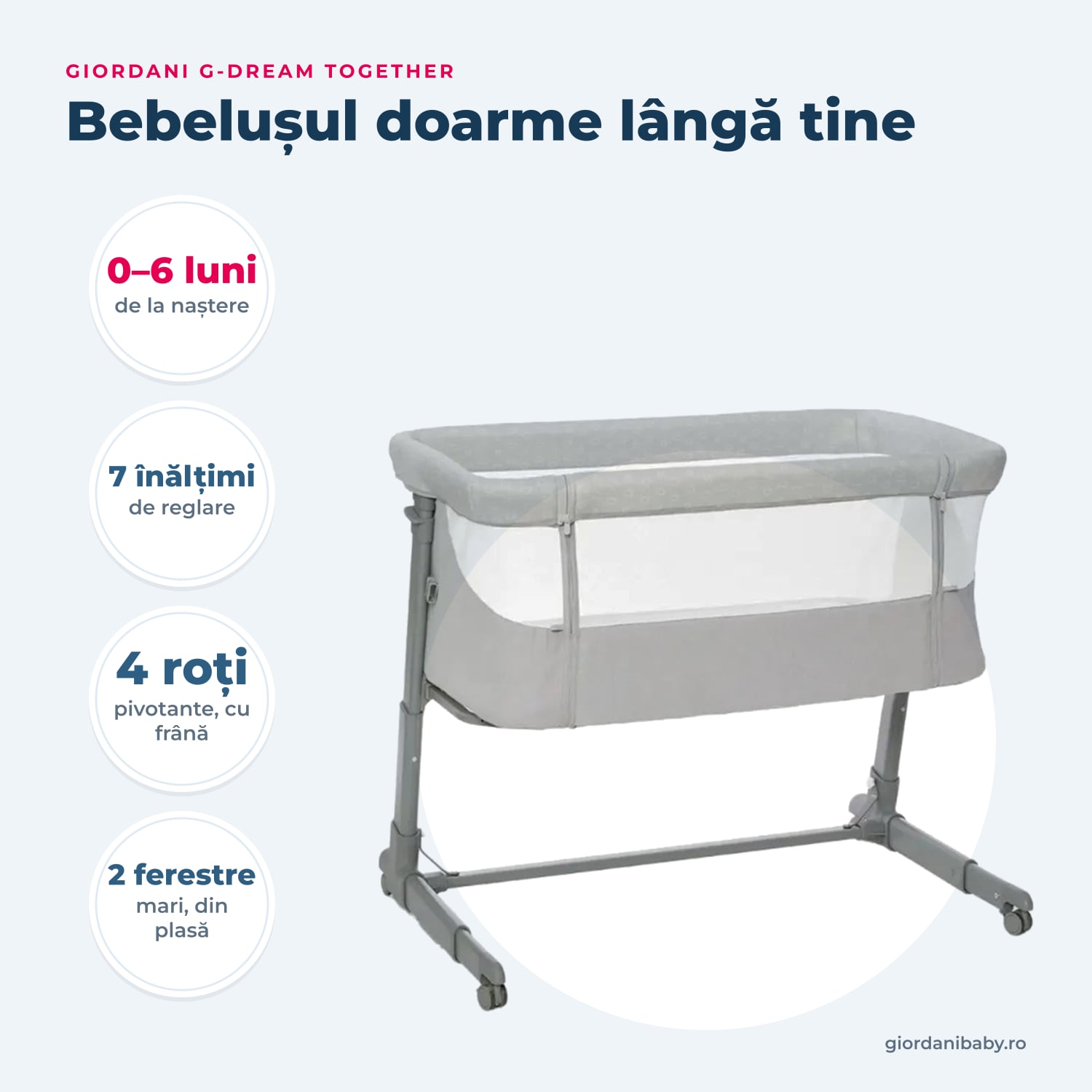 Giordani G-Dream Together – vârstă, reglaje și roți pe scurt