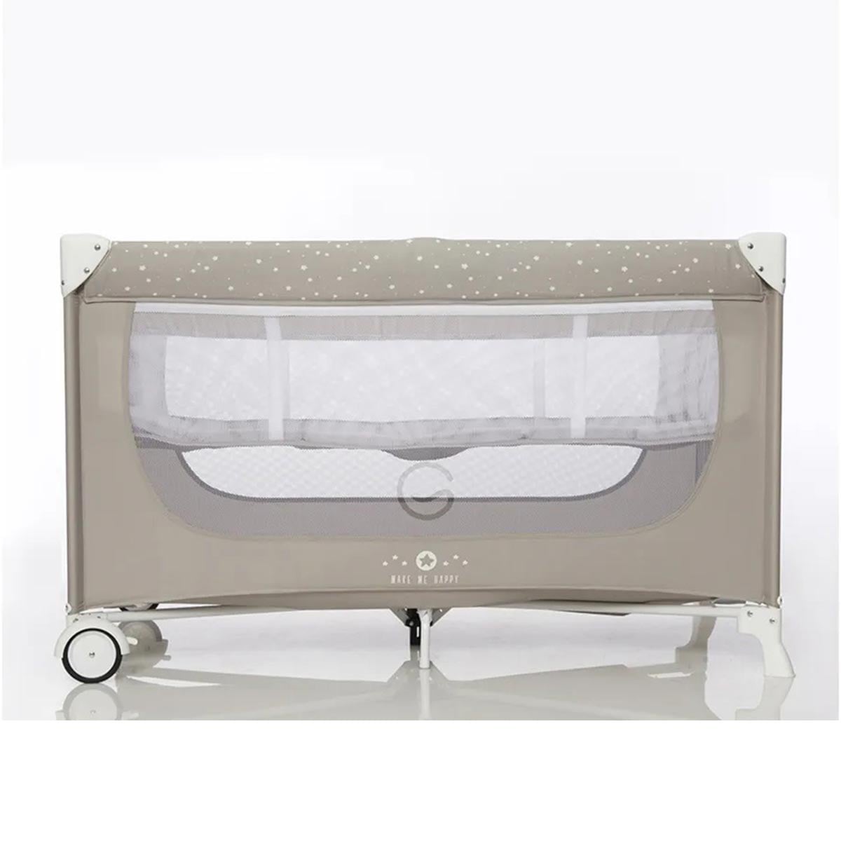 Pătuț pliabil Giordani G-2 Matic, 2 niveluri, 0–15 kg, Beige (bej)