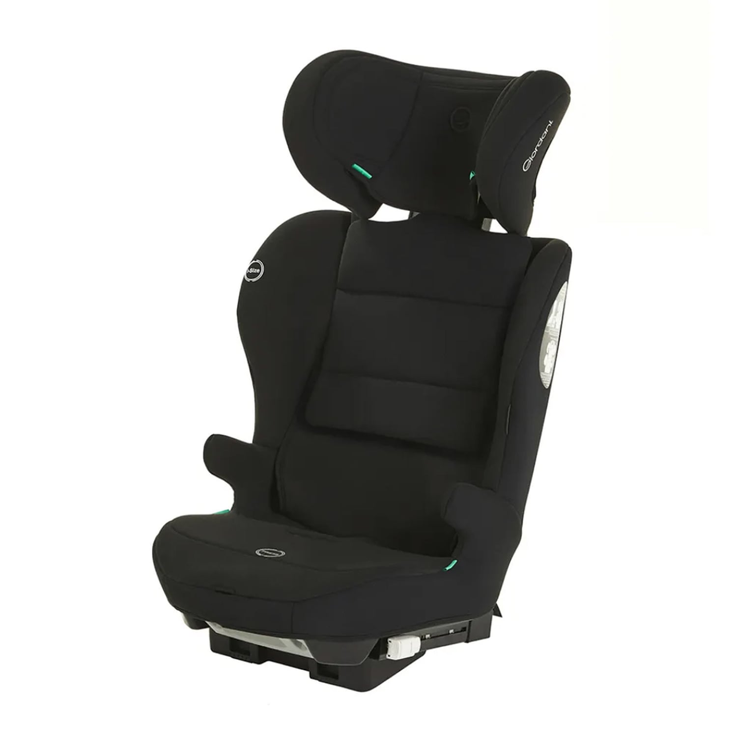 Scaun auto Giordani Antares i-Size, 76–150 cm, ISOFIX + Top Tether, Black (negru), 15 luni–12 ani