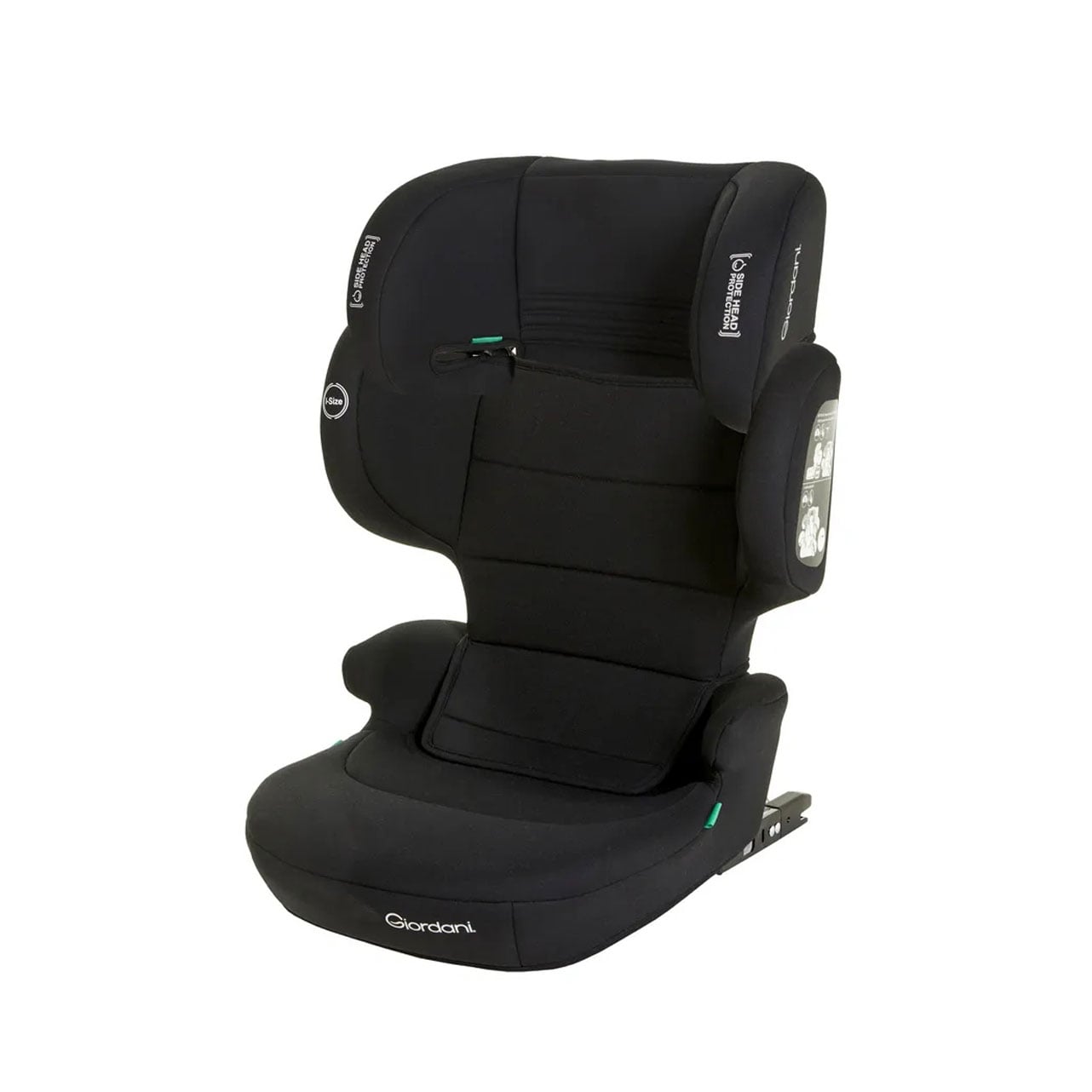Scaun auto Giordani Ares i-Size, 100–150cm, spătar pliabil, black (negru), 3–12ani