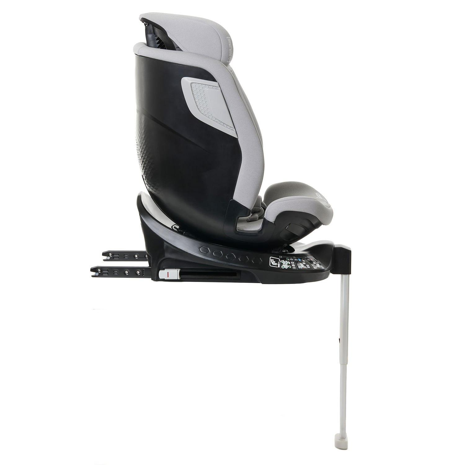 Scaun auto Giordani Crono Plus i-Size, 40–150 cm, rotativ 360°, ISOFIX + Support Leg, Grey, 0–12 ani