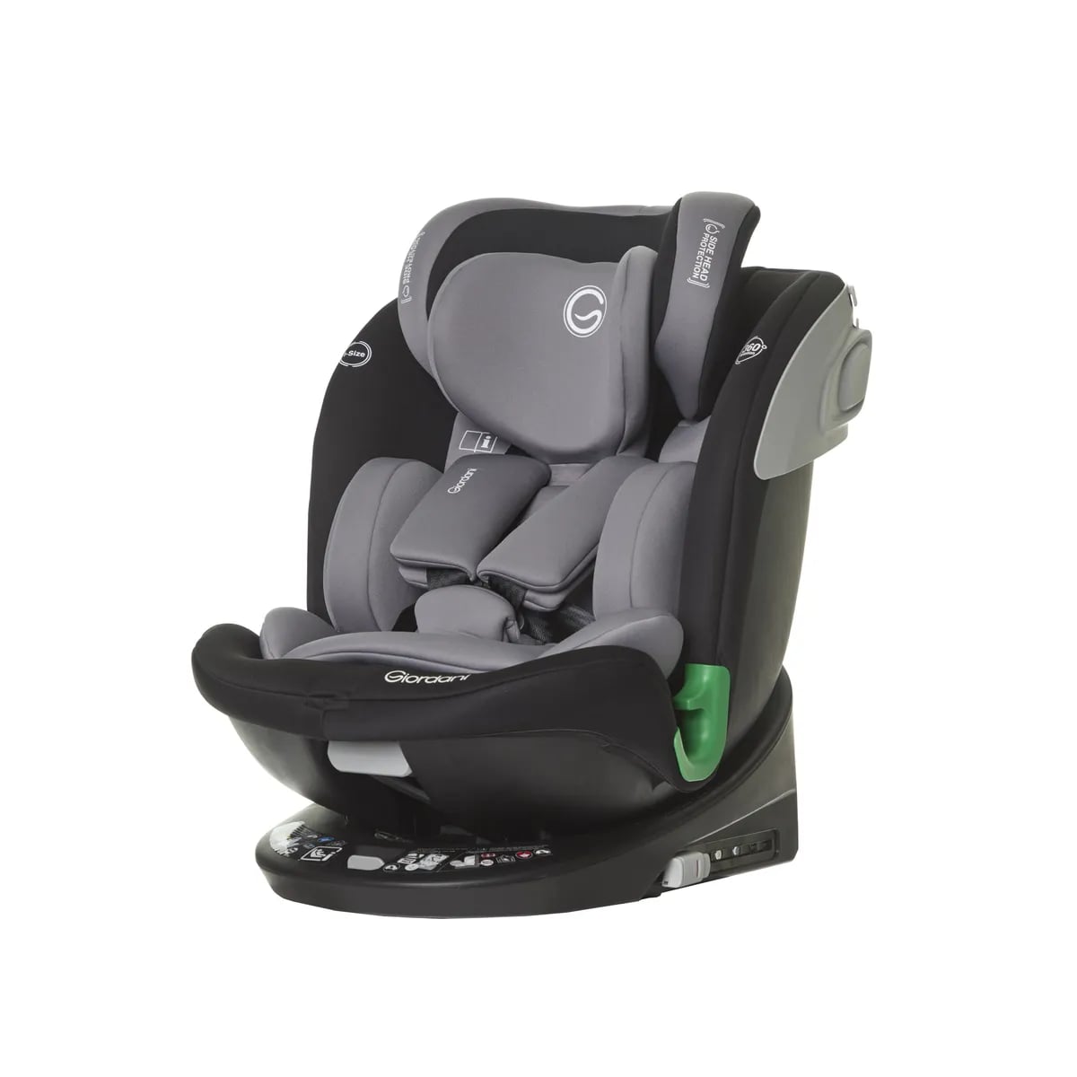 Scaun auto Giordani Jupiter i-Size, 40–150cm, rotativ 360, ISOFIX, 0–12ani.