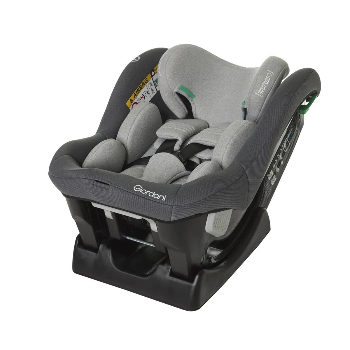 Scaun auto Giordani Orpheus 2.0 i-Size, 40–105 cm, rear-facing, Grey (gri), 0–4 ani