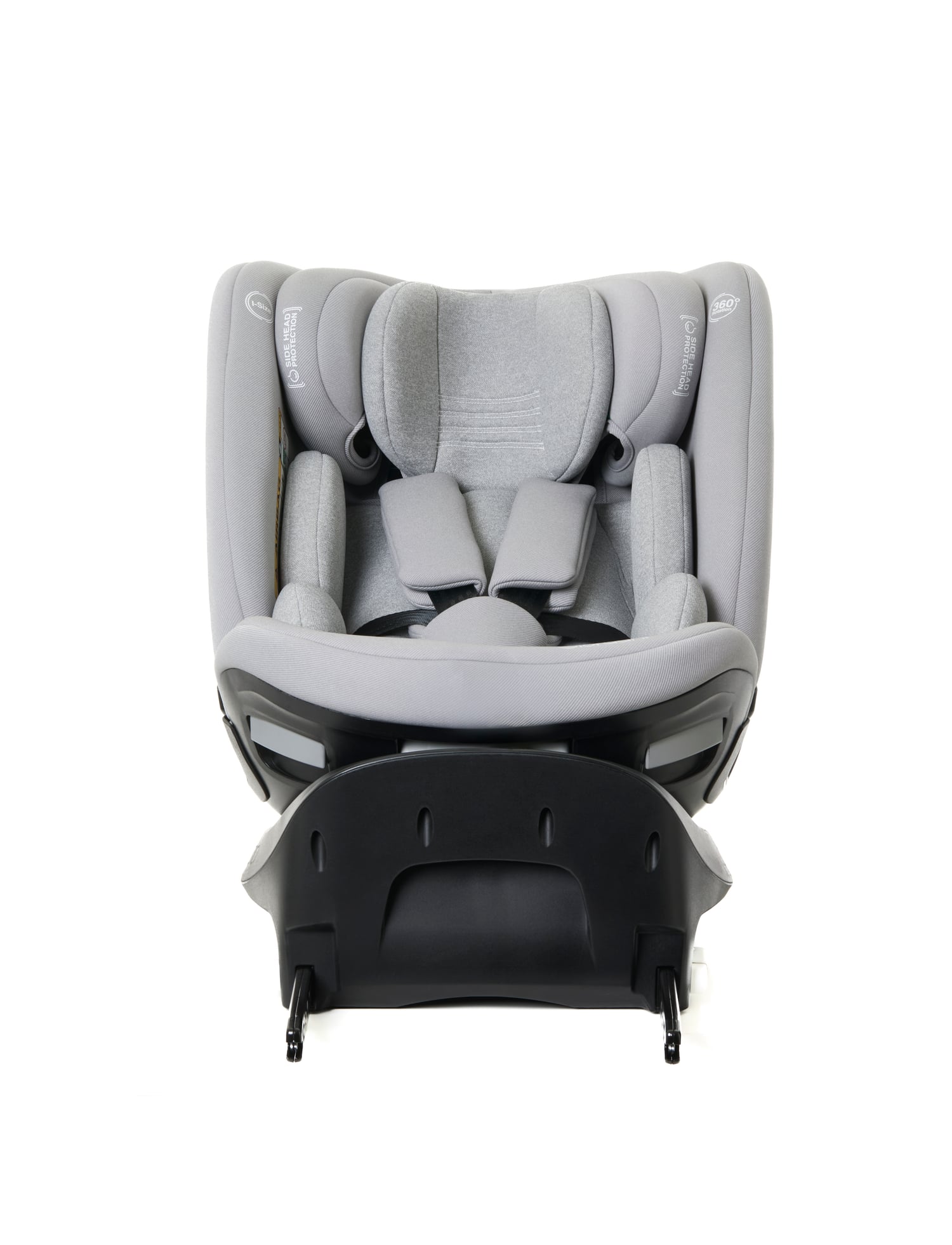 Scaun auto Giordani Titano Plus i-Size, 40–150cm, rotativ 360°, ISOFIX, Grey (gri), 0–12 ani