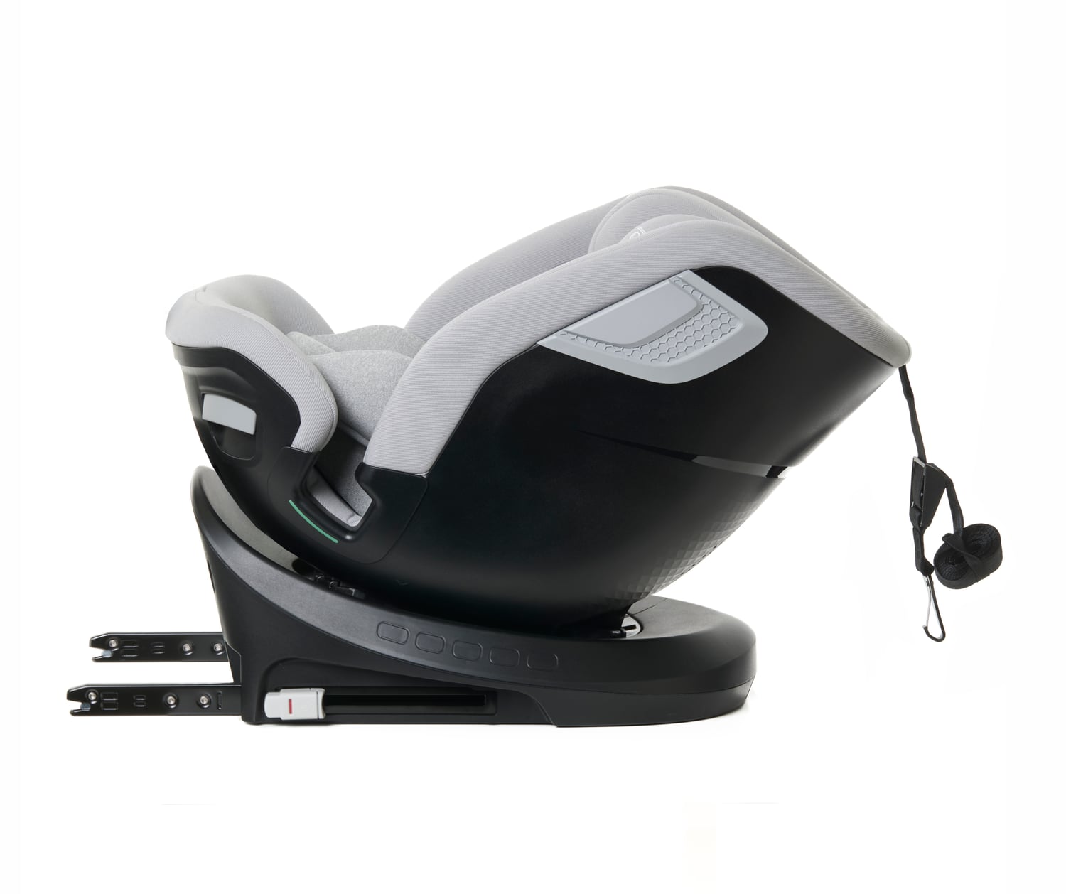 Scaun auto Giordani Titano Plus i-Size, 40–150cm, rotativ 360°, ISOFIX, Grey (gri), 0–12 ani