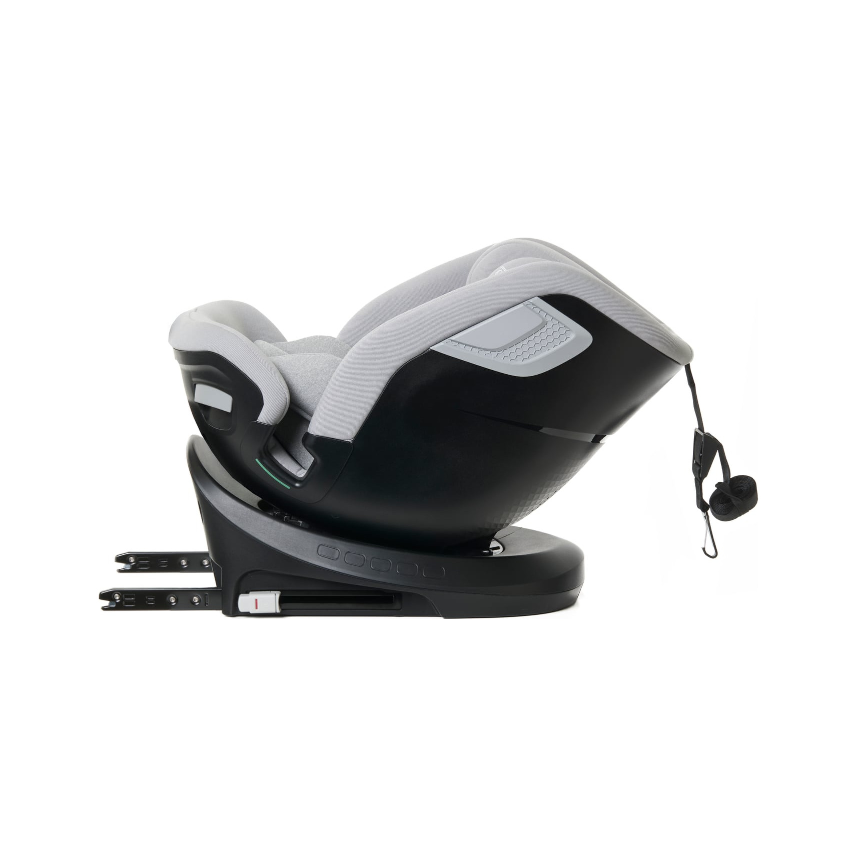 Scaun auto Giordani Titano Plus i-Size, 40–150cm, rotativ 360°, ISOFIX, Grey (gri), 0–12 ani