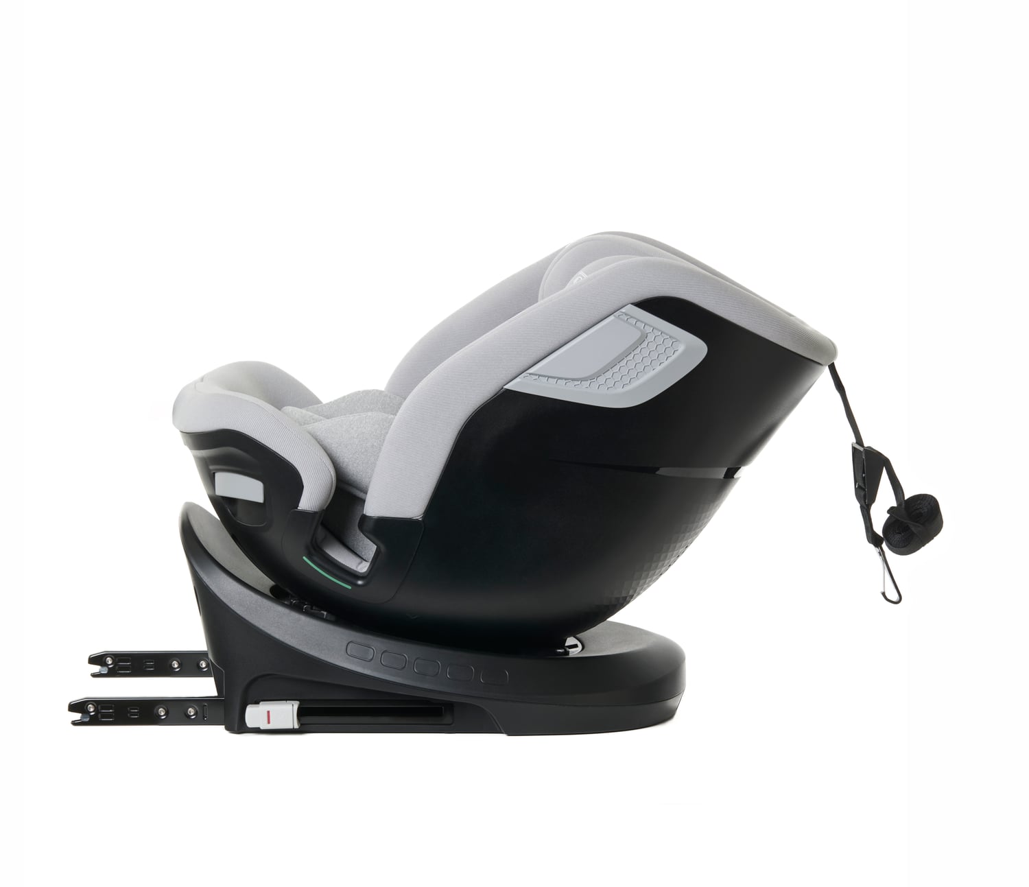 Scaun auto Giordani Titano Plus i-Size, 40–150cm, rotativ 360°, ISOFIX, Grey (gri), 0–12 ani