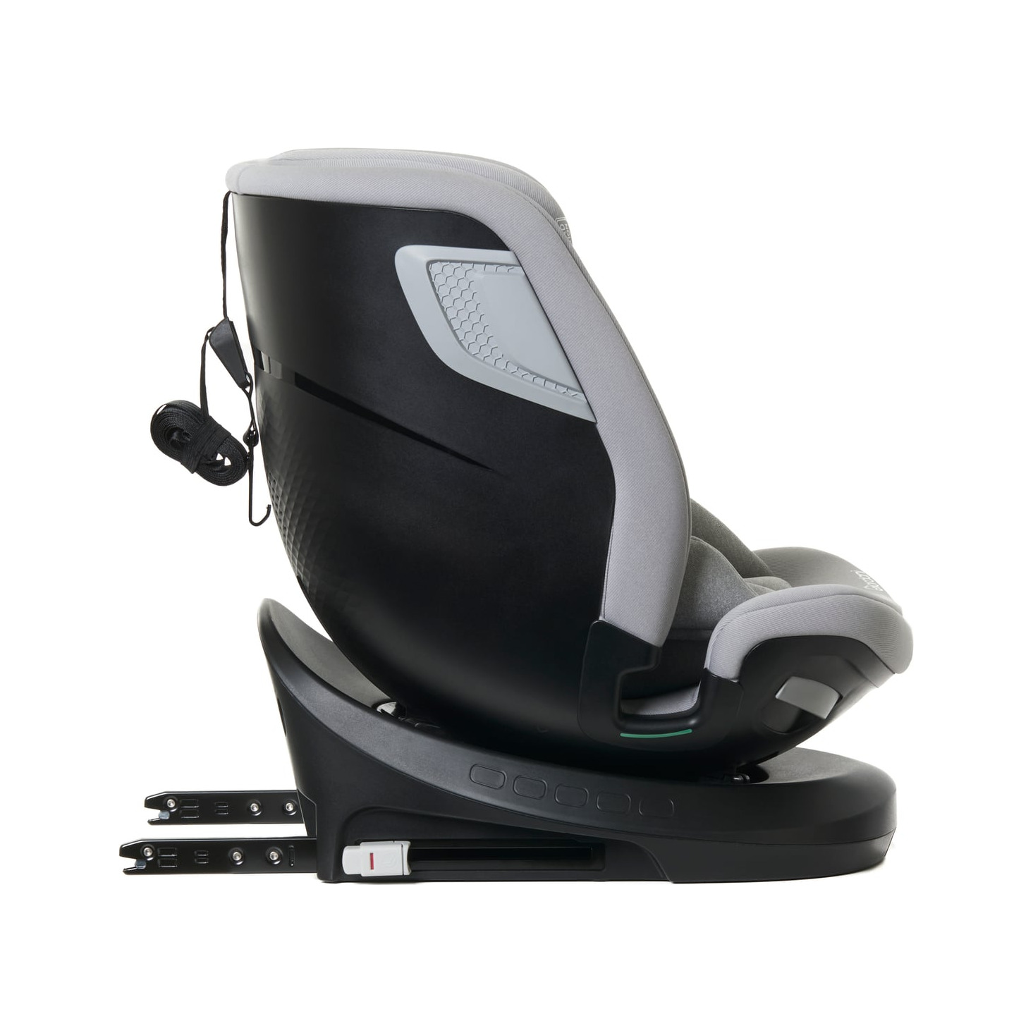Scaun auto Giordani Titano Plus i-Size, 40–150cm, rotativ 360°, ISOFIX, Grey (gri), 0–12 ani