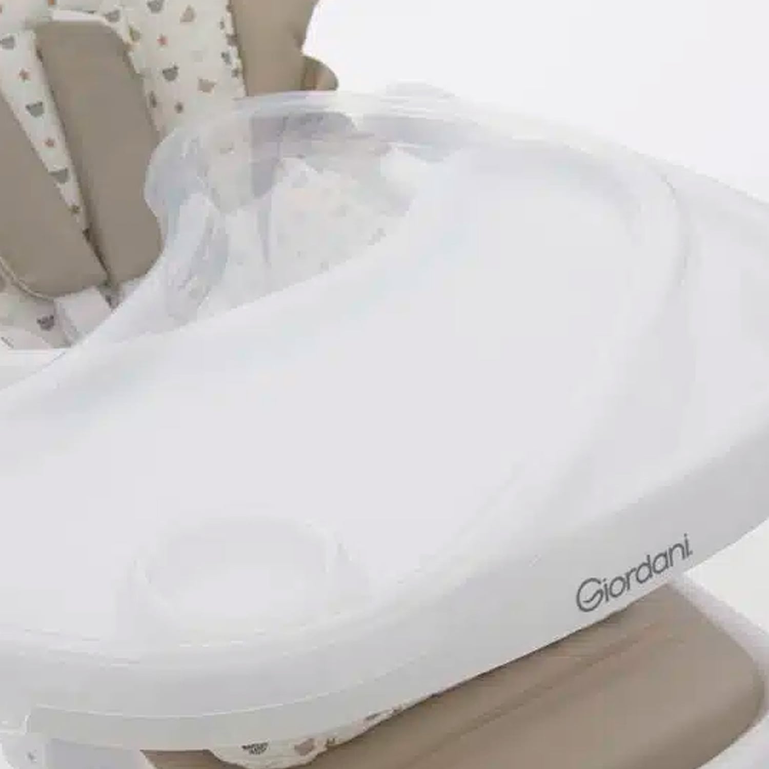 Scaun de masă 2 în 1 Giordani G-Lunch & Play, șezlong, Beige (bej), 0–15 kg