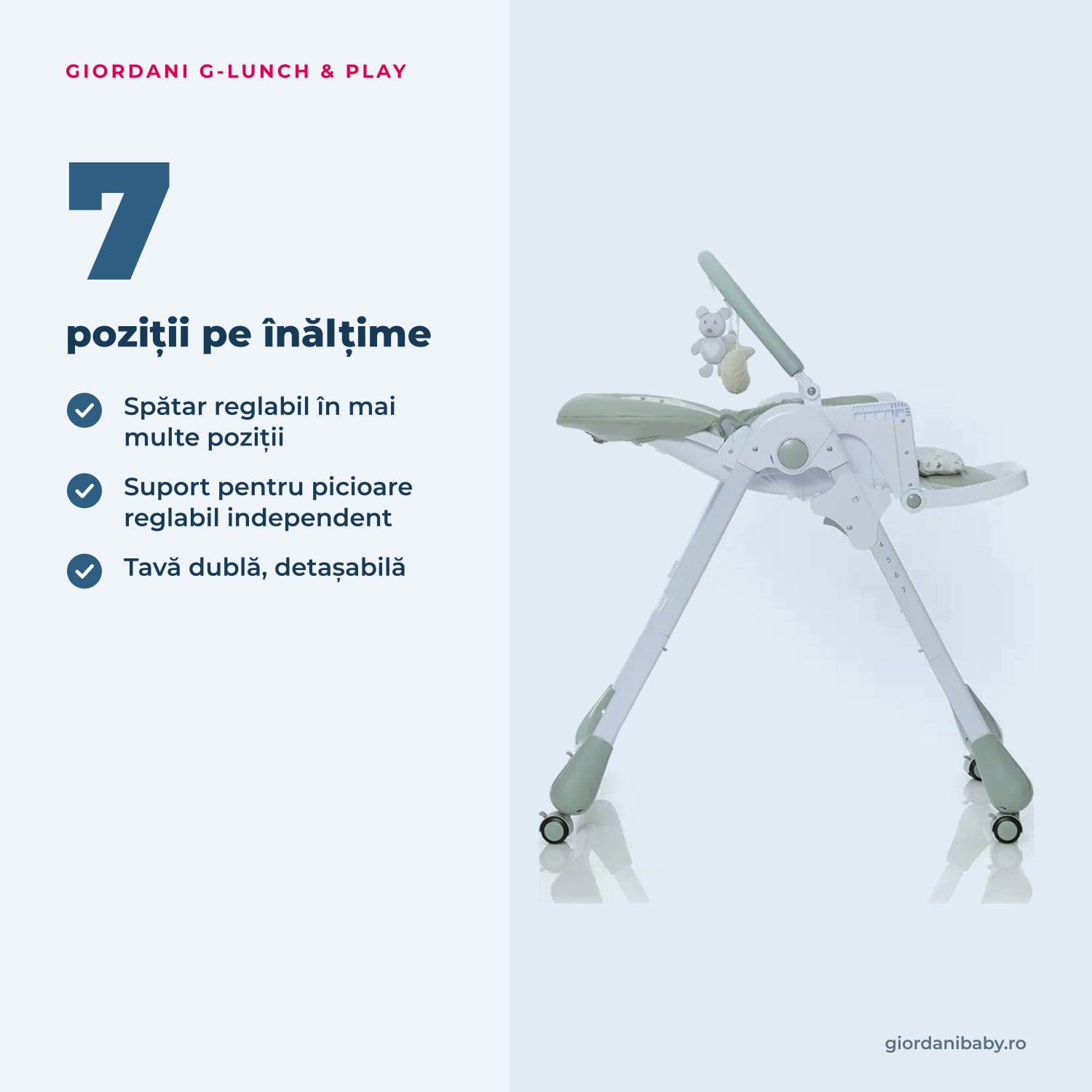 Giordani G-Lunch & Play – reglajele
